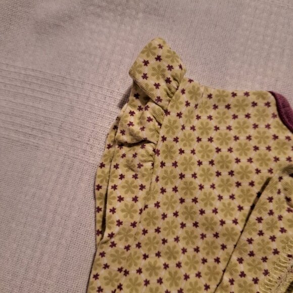 Tea Collection girls size 12 2 tone green purple & white design VGUC - Picture 6 of 6